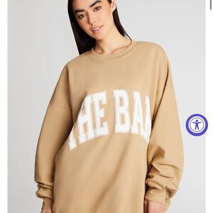 The Bar Varsity sweatshirt beige
